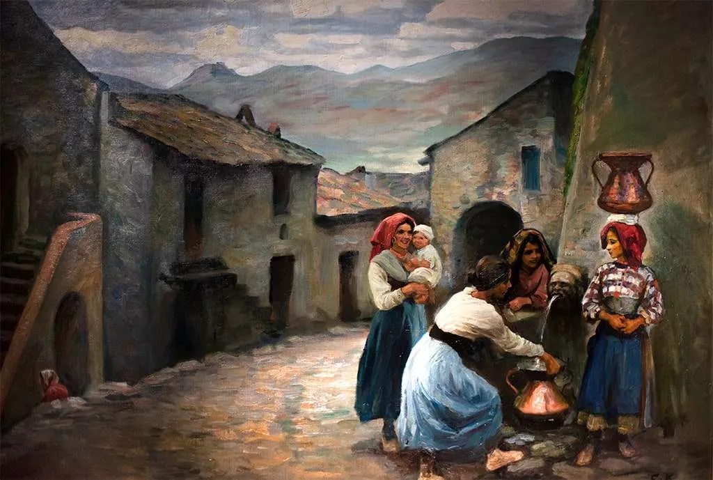 Anticoli. Donne alla fontana