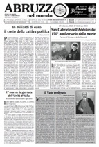 ANNO XXX n. 2 Mar – Apr 2012