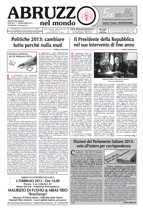 ANNO XXXI n. 1 Gen – Feb 2013