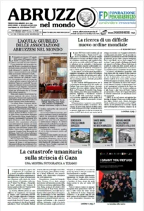 Abruzzo nel mondo n4 luglio agosto 2025 cop