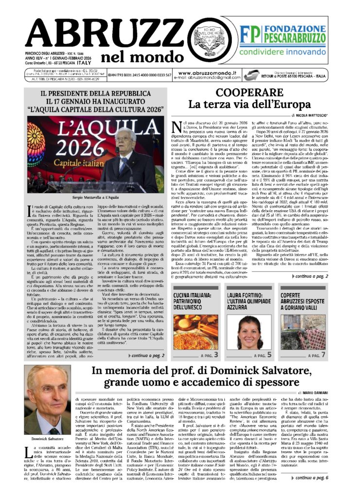 Copertina AbruzzoMondo n1 Gen Feb