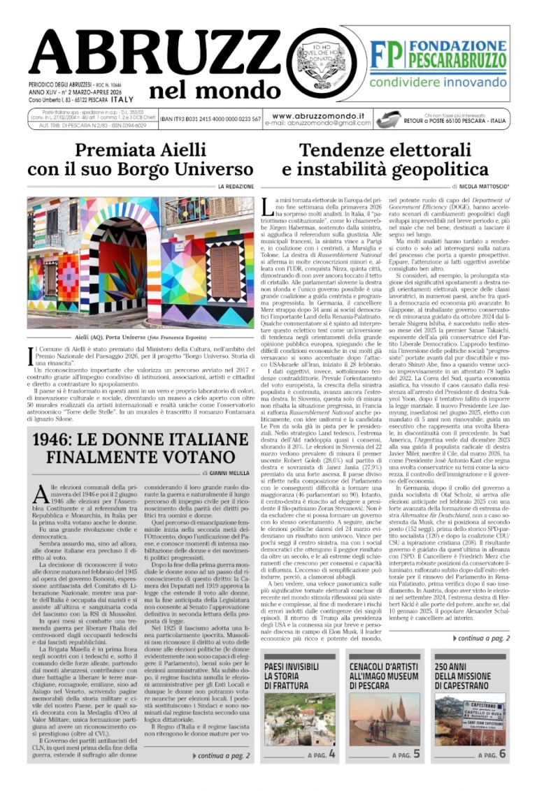 Abruzzo Mondo n2 Marzo Aprile